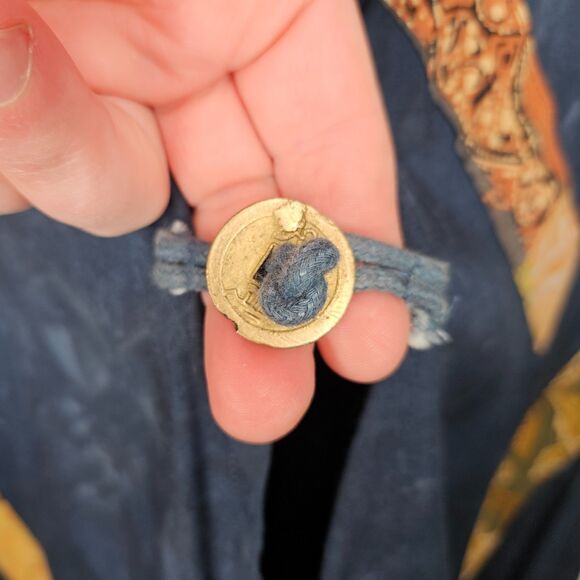 NATIVEWEAR DESIGNS Women's Long Duster Vest Medium Artsy Hippie Boho Ethnic - Picture 3 of 7